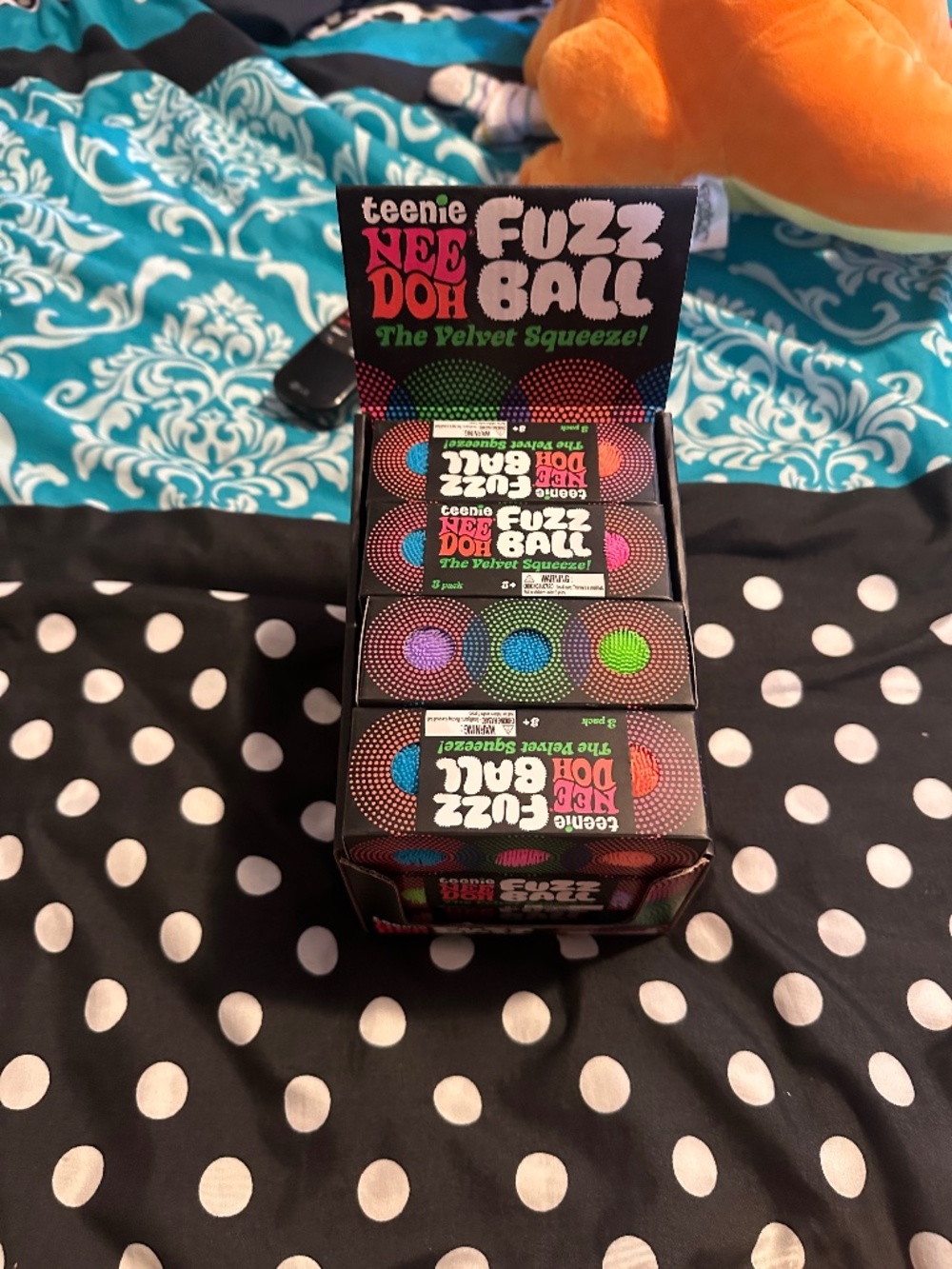 Brand: Schylling / NeeDoh  Product Line: Teenie Fuzz Ball  Quantity: 8 Teenie